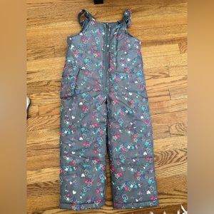 London Fog girl’s classic fit bib snowsuit size 6X